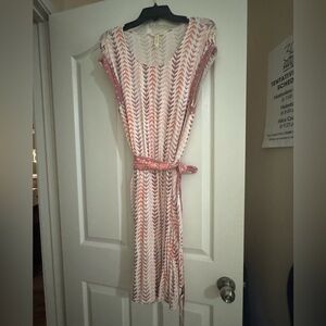 Matilda Jane Pink and Orange Maxi Dress